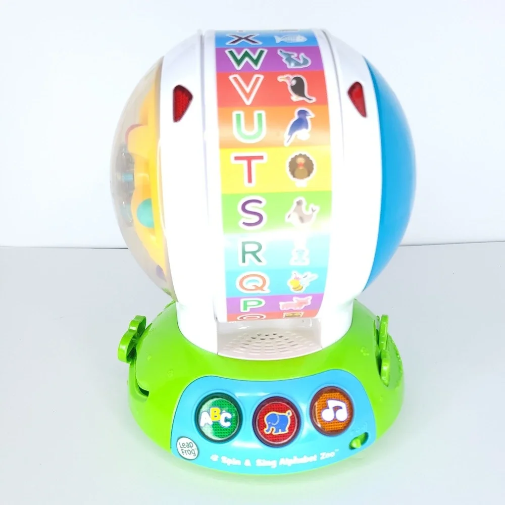 LeapFrog Spin and Sing Alphabet Zoo Interactive Toy Learning Tested And Works!